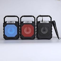 CALANDIS Karaoke Bluetooth Machine Records Singing Speaker for Adults Party Black-20