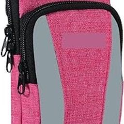 ZAPORA Arm Band Running Arm Bags Sleeve Sports Waterproof Pouch Gym Belt Small Arm Mobile Phone Armband Holder Bags Men (Color : Pink)-image-55