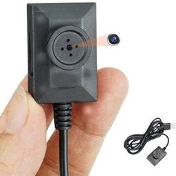 TECHNOVIEW Wired Button Hd Camera Plug and Play Audio Video Recording Support 32GB Sd Card, Work 24 Hours with DC 5V Power - Black-image-13