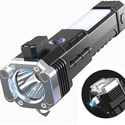 ASTOUND USB Car Fire Emergency Safety Hammer Vehicle Broken Window Rechargeable Glare Flashlight-picture-20