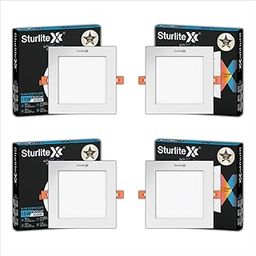 Sturlite Eco LYF 15W Square LED Downlight| Cool White Color Temperature| 1200 Lumens with CRI Tech for Various Ceiling Types and Rooms - (Pack of 4)-image-42