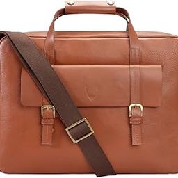 Tan Softsided Briefcase (Hidesign EE Ronaldo 01 Tan Men Briefcase)-image-12