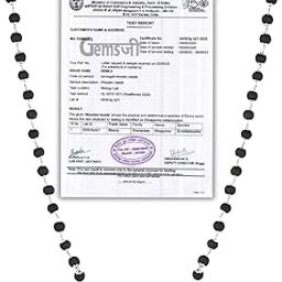 Original Karungali Malai - Certified Ebony Beads Mala With Goverment Lab Test Certification - Authentic Black Ebony Wood 54 Beads German Silver Cap Mala For Meditaon & Spiritual Growth-image-30