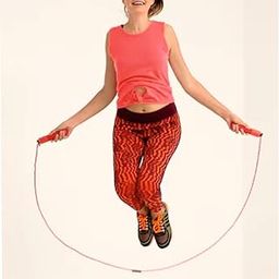 Adjustable Speed Jump Rope, Fitness Skipping Rope with Comfortable Handles, Coral-image-19