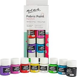 Mont Marte Fabric Paint Set - 20ml, 8 Pieces (Multicolor)-17
