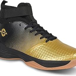 Men Tucana Gold Basketball, Shoes for Men with Breathable mesh Stitched for Better fit and Smooth, Comfortable Shoes, Knitted Collar Rib with Ankle Support-picture-19