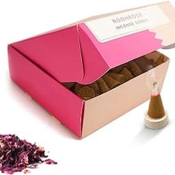 Nirmalaya 100% Natural Rooh Rose Incense Cones (Dhoop) | Incense Cones (40 Units) | Dhoop Cones for Pooja | Incense Cones for Fragrance-image-16