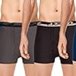 Mens Assorted Solid Color Fine Cotton Mini Trunk Outer (Top) Elastic with Leg (Thigh) Elastic Underwear Innerwear for Adults-image-0