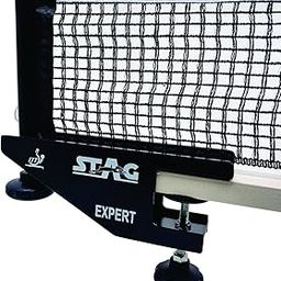 Stag Iconic Expert Professional Grade Table Tennis (T.T) Net & Post Set| Quick Easy Setup and Spring Activated Clamp Net| Indoor & Outdoor Compatible Snap-On Ping Pong Table Net Post - (Alloy Steel)-image-64