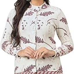 duke Women's Acrylic Blend Modern Cardigan Sweater-picture-39