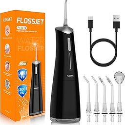 Water Flosser Cordless Oral Irrigator for Teeth Gums with 5 Tips 4 Modes, 300ML USB-C Charge Dental Flosser, IPX7, Portable for Home&Travel, Deep Clean for Oral Comfort, Electric Floss Picks-picture-10