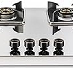 Aravath 4B SS Imported Burner Stainless steel gas stove Brass Burner(Ignition,Silver) Stainless steel Manual Stove-image-14