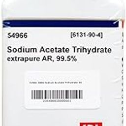 SRL Sodium Acetate Trihydrate extrapure AR Grade, 99.5%, 500Gm, CAS NO 6131-90-4, Molecular Formula : C2H3NaO2.3H2O, Storage : Room Temperature, Shelf Life : 60 Months for laboratory use-image-65