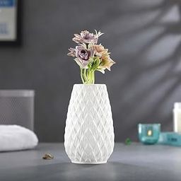 White Ceramic Vase for Home Decor Centrepiece Showpiece (Pineapple)-image-26
