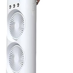 Portable Air Cooler Fan with Dual Fan, Water Mist, 3 Speed Settings, Timer, Multi-Colour LED-picture-17
