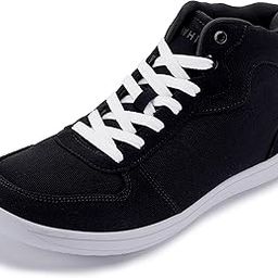 WHITIN Men's Canvas Minimalist Barefoot Shoes + Wide Toe Box + Zero Drop-image-89