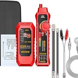 MERISHOPP®Network Cable Tester LED Lamp Portable Multipurpose for Office Network Cable Red|Computers/Tablets & Networking | Computer Cable Testers|1 Piece Transmitter-picture-0