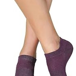 Aloe-Soft Socks | Anti odour, aloe infused premium socks-Pack fo 1-Grape Wine-Free Size-10