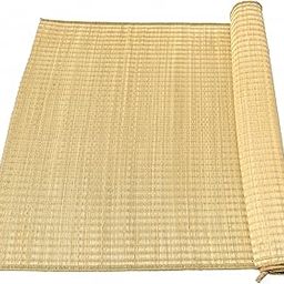 Single Layer Chatai Home Korai Grass Mat - Natural Kusha Madur Kathi Eco-Friendly Darbha Pai for Sitting, Sleeping, Floor, Yoga (48 X 72)-image-17