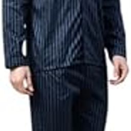 Men Striped Satin Night Suit-image-54