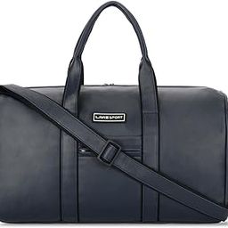 Captain 32L Synthetic Leather Unisex Travel Duffle Bag (Navy)-image-40