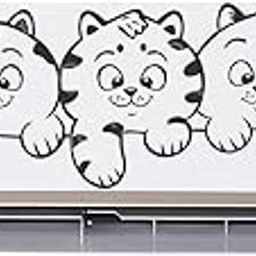 Decals Creation™ AC Sticker Wall Sticker Split Ac Stickers Air Conditioner Sticker Standard Size-image-88
