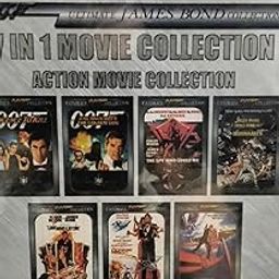 6 in 1 English Movie Collection (Licence to Kill, Live & let die, The Man with The Golden Gun, The spy who Loved me, Moonraker, octopussy, a View to a Kill) DVD-12