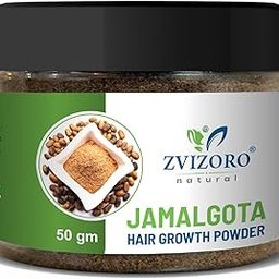 ZVIZORO Jamalgota Hair Growth Powder | Ayurvedic Scalp Activator with Bhringraj, Amla & Brahmi | Fast Hair Regrowth | Anti Hair Fall & Baldness Solution – 50GM-image-27