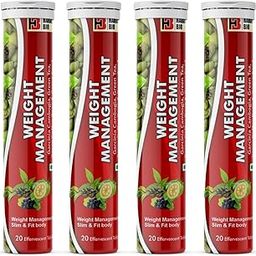 Get Slim Effervescent | Power of Green Coffee, Green Tea, Grape Seed & Garcinia Cambogia | For Men & Women (80N Pack of 4)-image-40