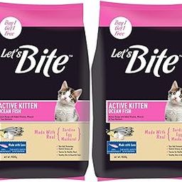 Let's Bite Active Kitten Dry Cat Food, 400 gm (Buy 1 Get 1 Free), Total 800 g Pack-image-61