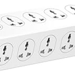 16 in 1 Extension Board with 2500W Power Strip 10 Universal Power Sockets, 6 USB Slots Surge Protection with a 30W Type C USB PD QC 3.0 Fast USB Port,2-M Power Cord with Indian 3 Pin Plug-41