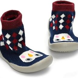 Infant Baby Girl Anti-Slip Rubber First Walking Sock Shoes 24 and 25 Penguin-image-49