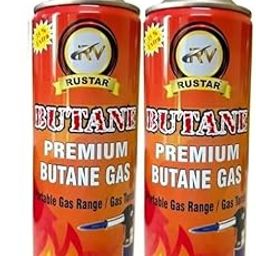 Steel Creations Camping Gas Cylinder 2 X 310g each Butane Gas Can - For Camping Stove High Pressure- ButaneGas Refill -Flame Portable Liquefied - Butane Gas Canister (2 Gas Cane)-image-15