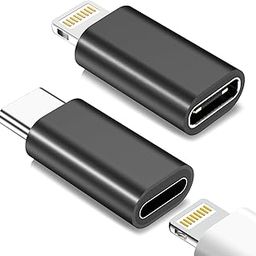 (Apple MFi 2 Pack) USB C to Lightning Adapter,Support 27W Fast Charging & Data Sync & Lightning to USB-C Adapter for iPhone 16/15 Pro Max Plus/14/13/12/11,for iPad,Airpods/Samsung,Galaxy Buds-image-70