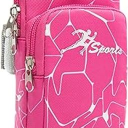 ZAPORA Arm Band Running Pouch Case Fitness Gym Sports Mobile Phone Bag Arm Band Zipper Pocket-image-64