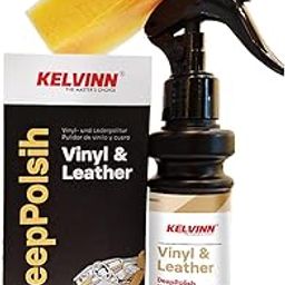 Kelvinn Vinyl & Leather Deep Polish | Restores Shine & Heals Micro-Cracks | Dashboard, Seats & Car Interior Surface Cleaner & Conditioner | 250ml-image-33