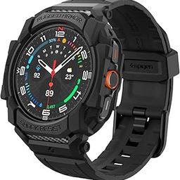 Spigen Rugged Armor Pro for Samsung Galaxy Watch Ultra 47mm Case with Strap -Matte Black-21