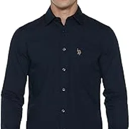 u.s. polo assn. Men's Solid Regular Fit Shirt-picture-22