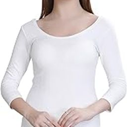Bio-Washed Womens Thermal Top White-image-12
