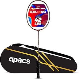 Apacs Z-Ziggler Reborn (Unstrung, 42 LBS High Tension) Max Energy & Power | Slim Shaft | Made in Vietnam | 100% Japanese Graphite Badminton Racket with Free Full Cover (Maroon)-image-85