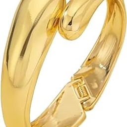 Elvora Cuff Bracelet For Woman | Fashion Golden Bracelets Hand Accessories For Women | Open Kada Bracelets for Girls | Birthday Gift for Women Anniversary Gift for Wife-15