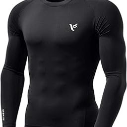 Zexer Men's Compression Gym T-Shirt for Men | Body Fit Skinny T-Shirt (Black)-picture-15