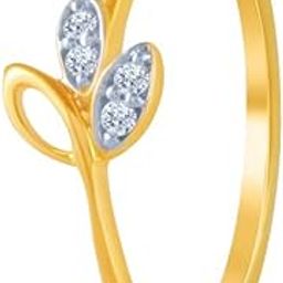 p.c. chandra jewellers 18k (750) Yellow Gold and Diamond Ring for Women-picture-9