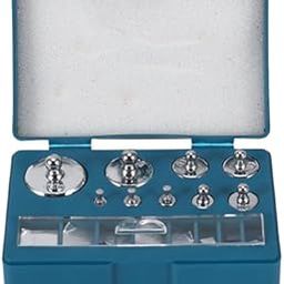 17pcs 211g Calibration Weights Set #45 Steel Scale Calibration Weights Set with Tweezers for Lab Science-image-85