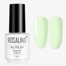 ROSALIND 7ml Semi-Permanent Nail Polish Macaron Glossy in UV LED Gel Nail Gel from BELLE GAGA™ Varnish Lacquer Nail Art Hybrid Easy To Use Soak Off Gel (A910)-image-65