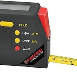 FREEMANS PROE Test & Measure 5m:19mm Digital Steel Inchi Measuring Tape - 5m | Rubberized Unbreakable ABS Case | Auto Lock Mechanism With Press Release Button and Belt Clip-1