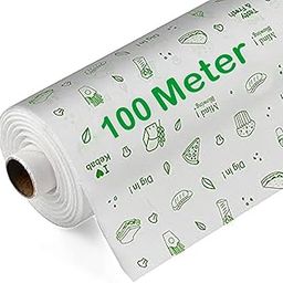 MAPPA 100 Meter Parchment Food Wrapping Paper Roll - Premium Non-Stick Butter Paper, Re-heatable, Oven Safe-image-23