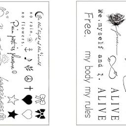 Stylizeink Word Quart Love Hope Combo Tattoo Waterproof Boy and Girl Tattoo Temporary Body Tattoo-image-69