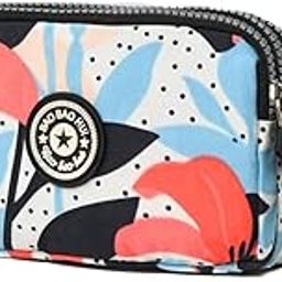 Women Clutch Purse Small Crossbody Bag Triple Layer Utility Zipper Pouch Travel Purse Pouch Clutch Bag with Detachable Shoulder Strap Fashion Oxford Cloth Shoulder Phone Bag, 18x6x12cm-image-12
