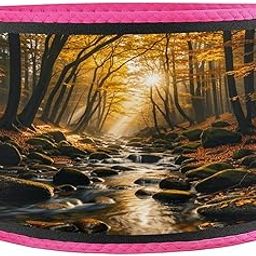 QWNMD Belly Band Forest Landscape Printed Sweat Band Waist Trainer Waist Trimmer for Women And Men Sweat Band Waist Trainer for Training And Workouts-image-20